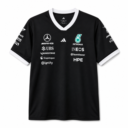 Team Driver T-Shirt Jersey 2026 Mercedes-AMG Petronas Formula 1 Team  4