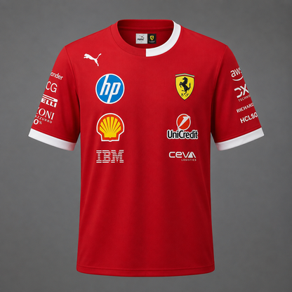 Scuderia Ferrari F1 PUMA 2025 Team T-shirt-1