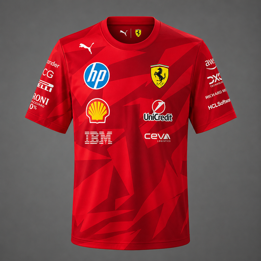 Scuderia Ferrari F1 2026 Driver T-Shirt--4