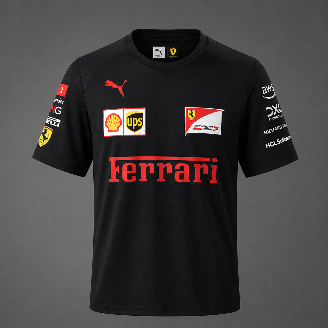 Scuderia Ferrari F1 2026 Driver T-Shirt--3