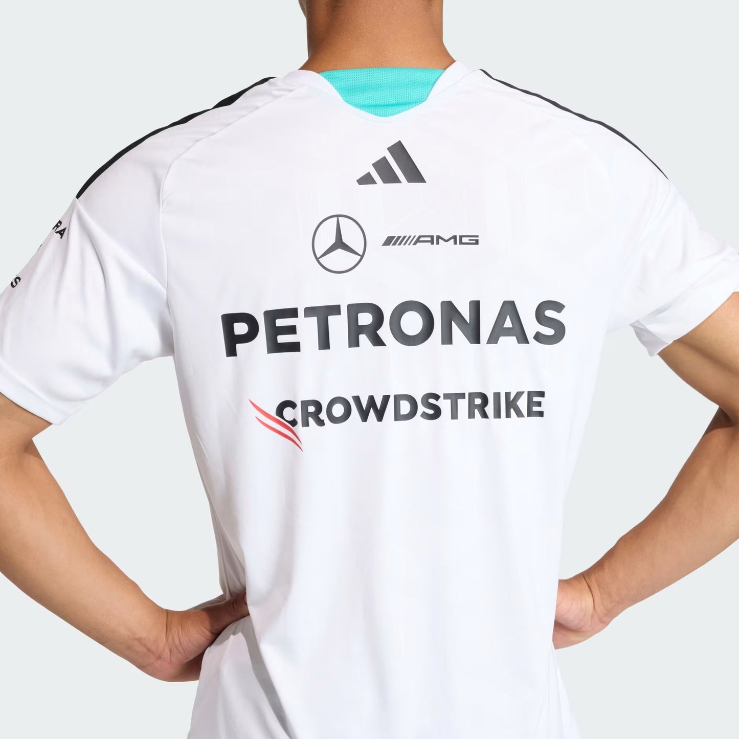 Team Driver T-Shirt Jersey 2026 Mercedes-AMG Petronas Formula 1 Team- White