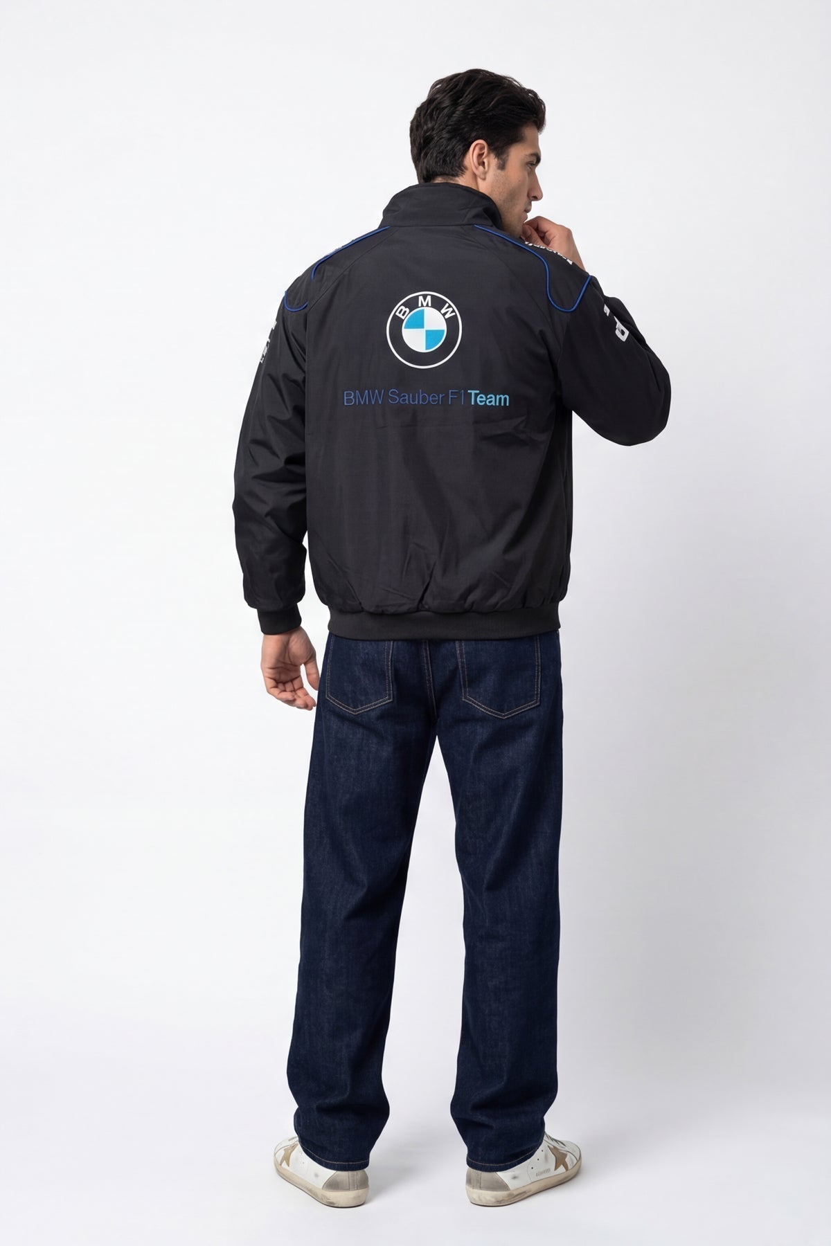 BMW F1 Vintage Racing Jacket - Black Edition