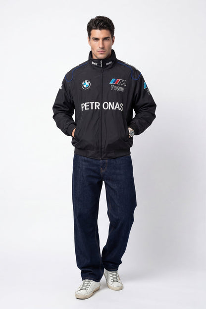 BMW F1 Vintage Racing Jacket - Black Edition