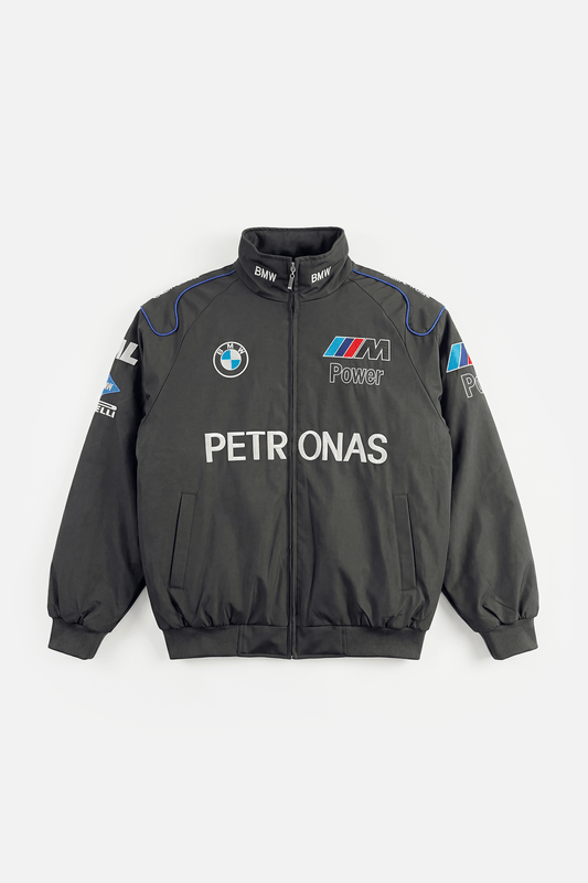 BMW F1 Vintage Racing Jacket - Black Edition