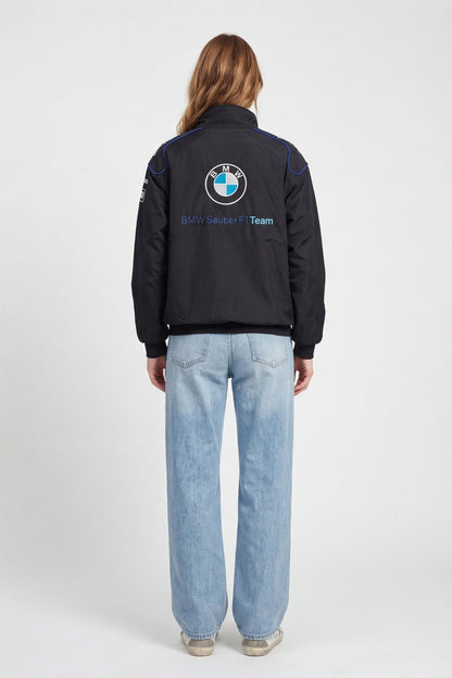 BMW F1 Vintage Racing Jacket - Black Edition