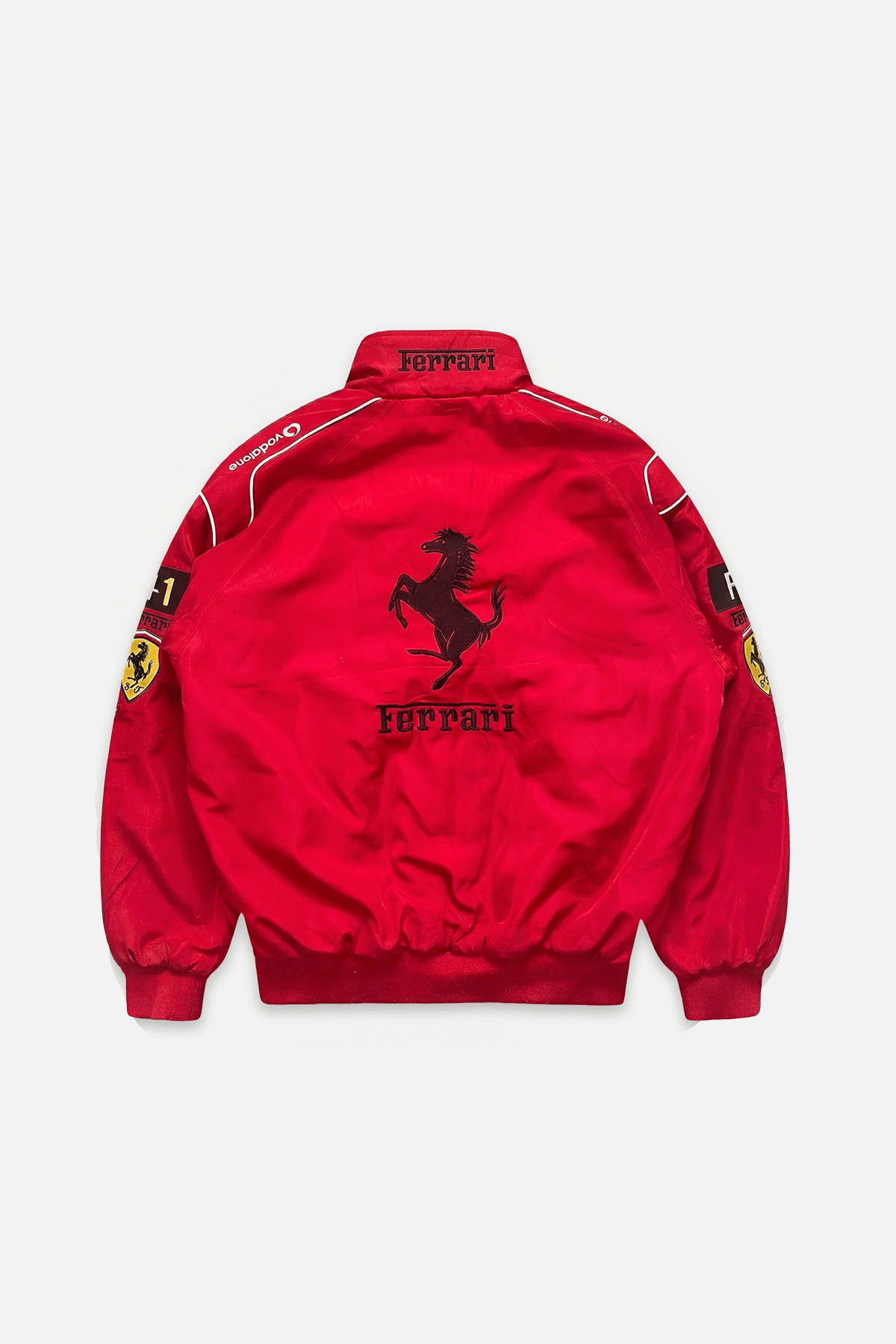 Ferrari F1 Vintage Racing Jacket - Red ZipCover Edition