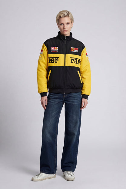 Ferrari F1 Vintage Racing Jacket - Yellow Edition