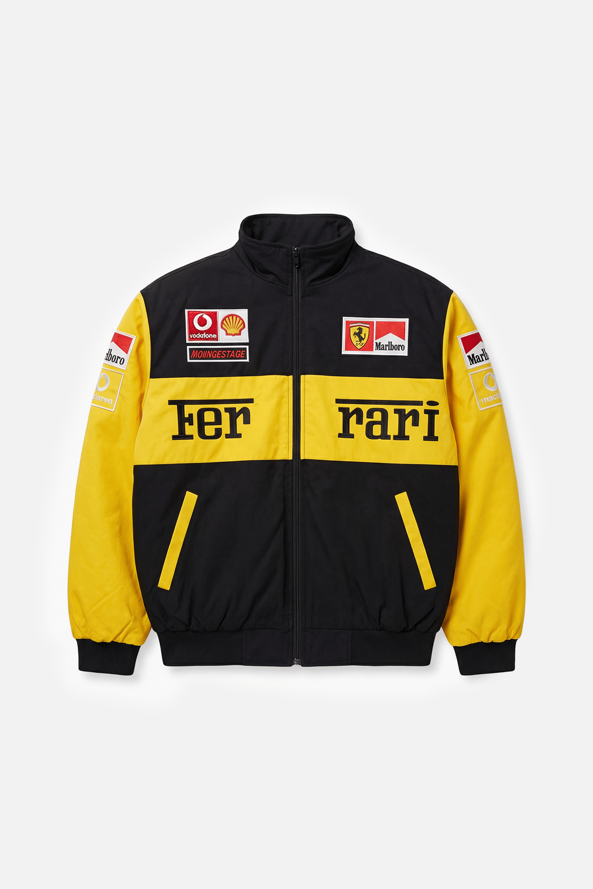Ferrari F1 Vintage Racing Jacket - Yellow Edition