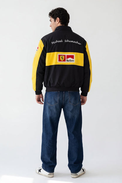 Ferrari F1 Vintage Racing Jacket - Yellow Edition