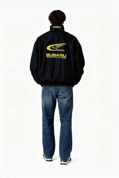 Subaru Rally Vintage Racing Jacket - Black Edition