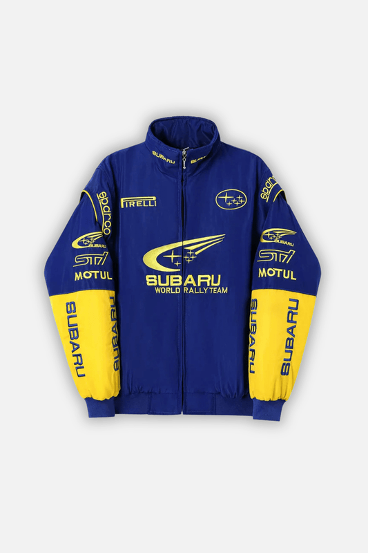 Subaru Rally Vintage Racing Jacket - Blue Edition