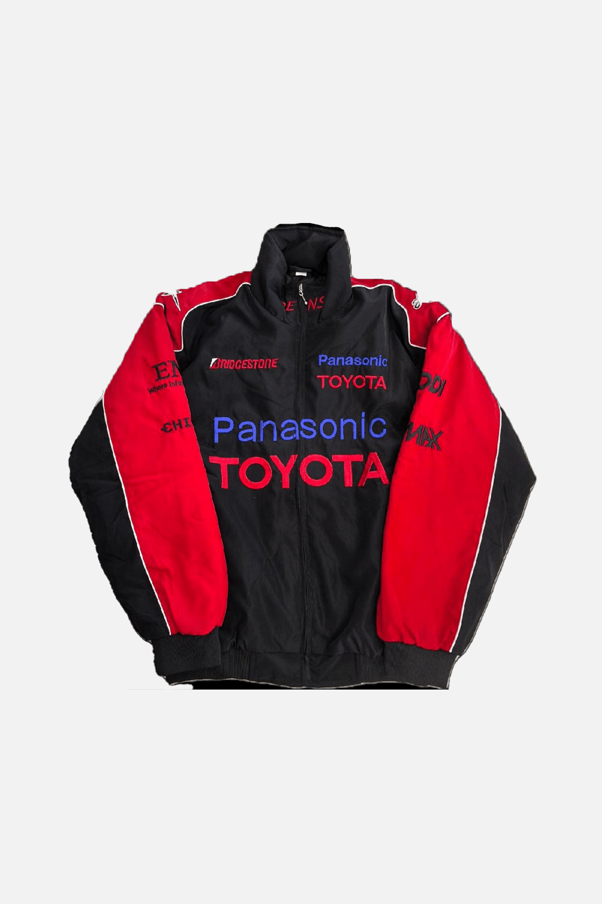Toyota F1 Vintage Racing Jacket - Red&Black Edition