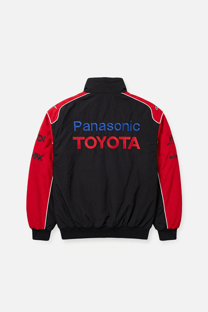 Toyota F1 Vintage Racing Jacket - Red&Black Edition