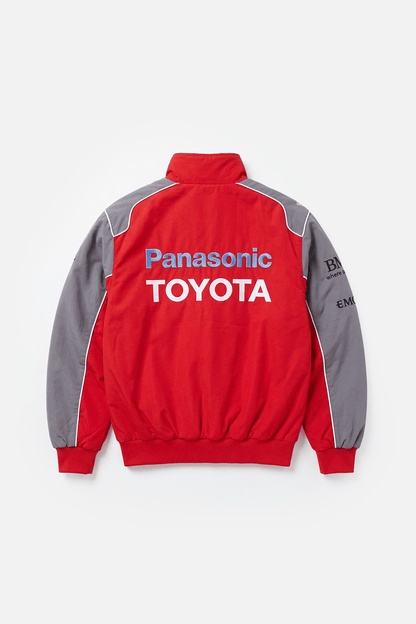 Toyota F1 Vintage Racing Jacket - Red&Grey Edition