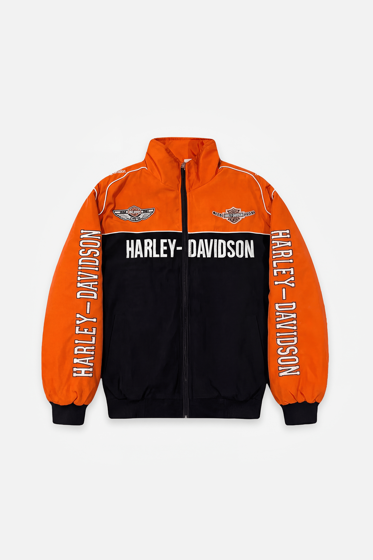 Vintage Harley Davidson 100th Anniversary Jacket (Orange Edition)