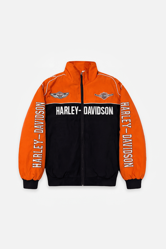 Vintage Harley Davidson 100th Anniversary Jacket (Orange Edition)